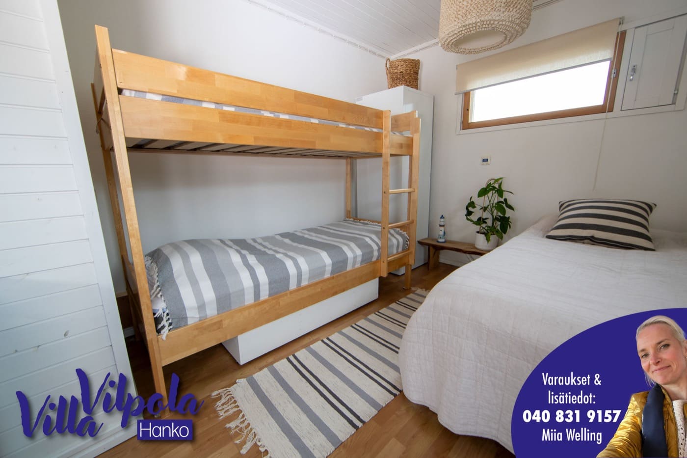 Villa Vilpola – makuuhuone 2